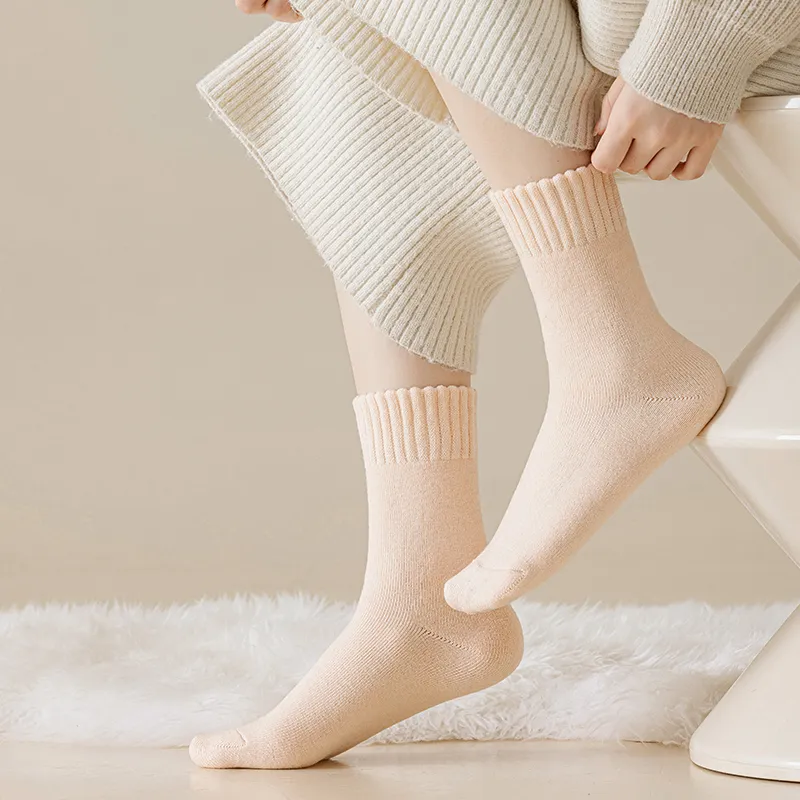MADALLO Mid Calf Socks Women's 5 Pack-17