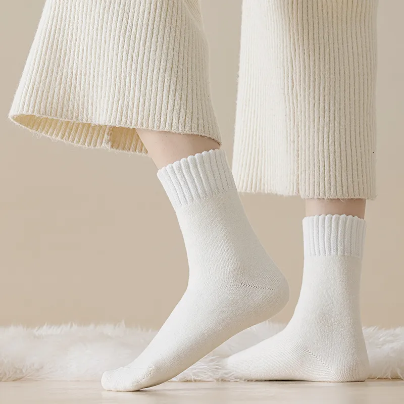 MADALLO Mid Calf Socks Women's 5 Pack-18