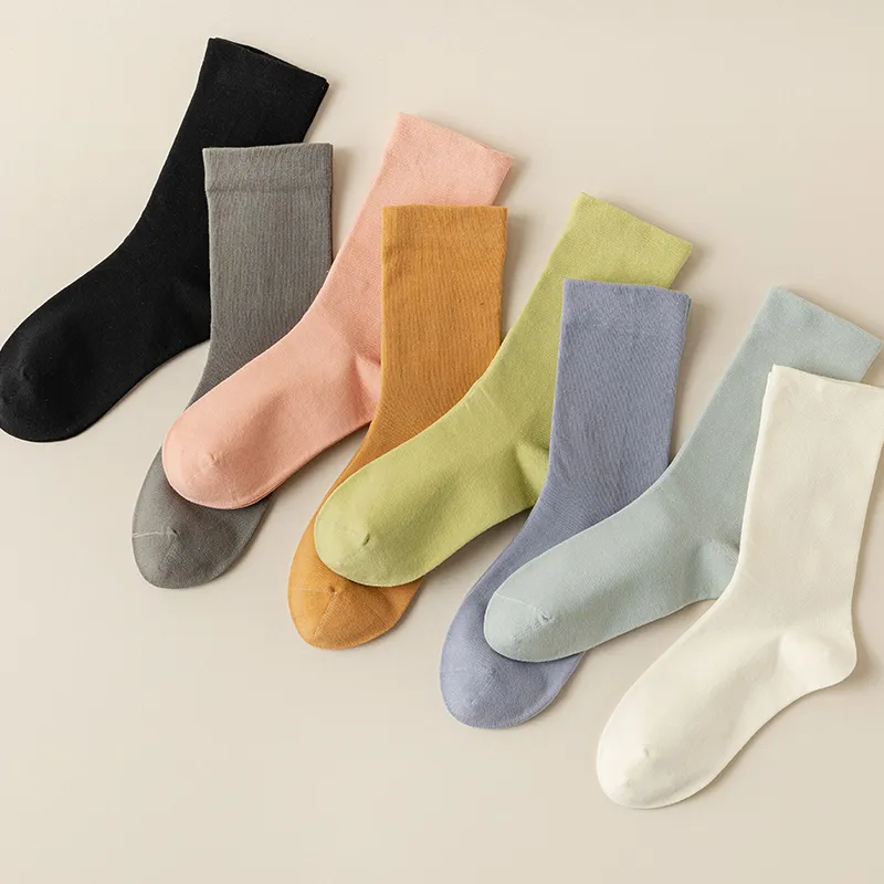 MADALLO Mid Calf Socks Women's 5 Pack-14