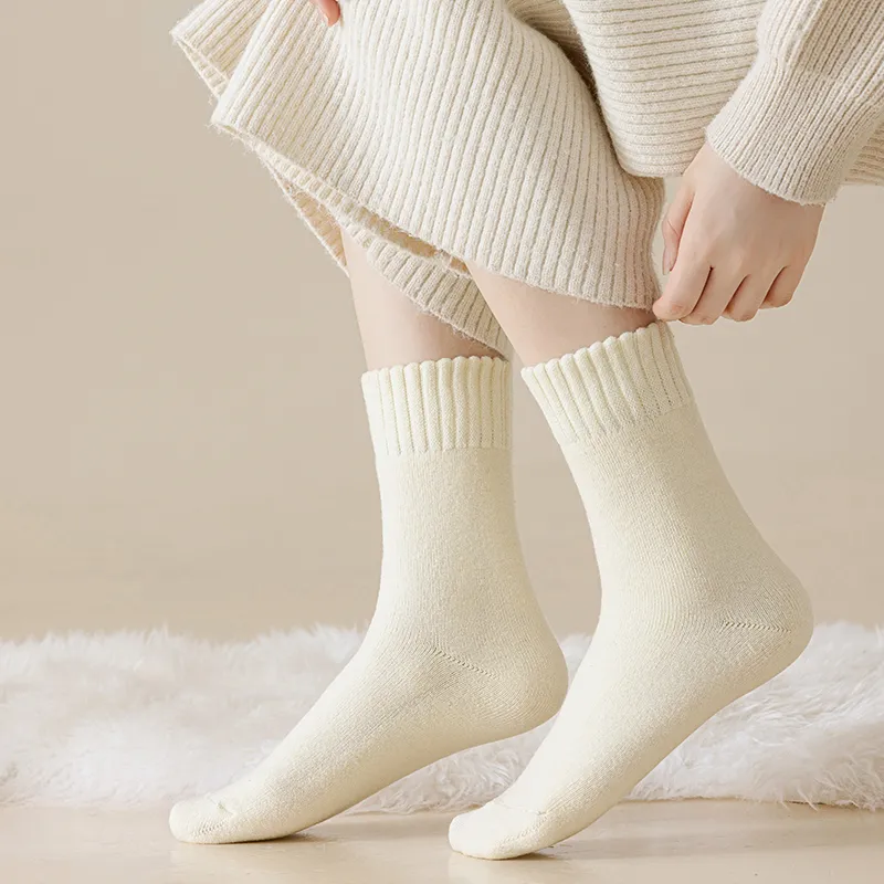 MADALLO Mid Calf Socks Women's 5 Pack-16