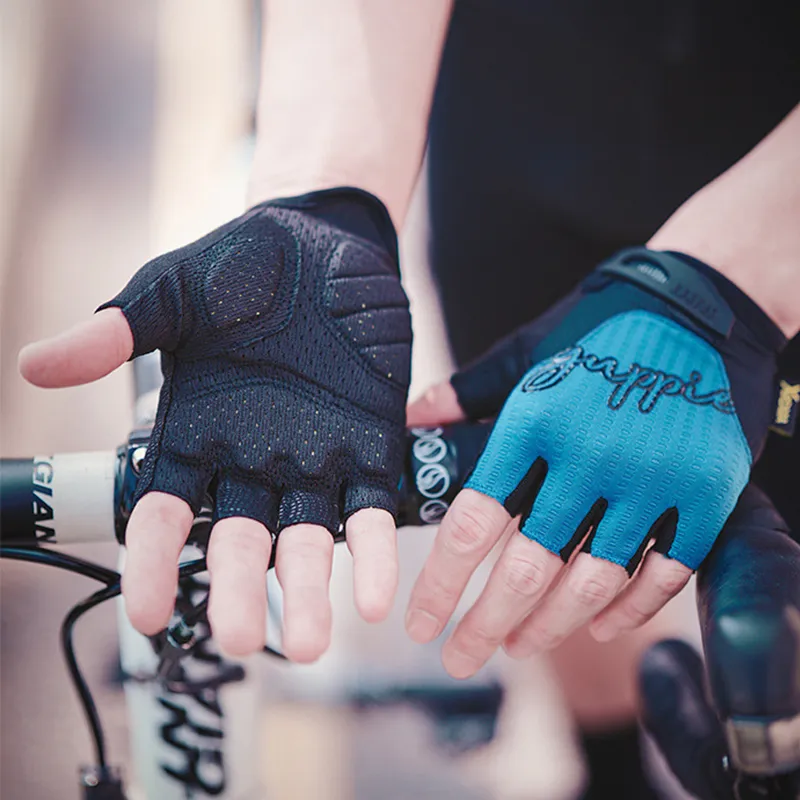 SPAKCT Riding Equipment Cycling Glove Unisex Blue Black-14
