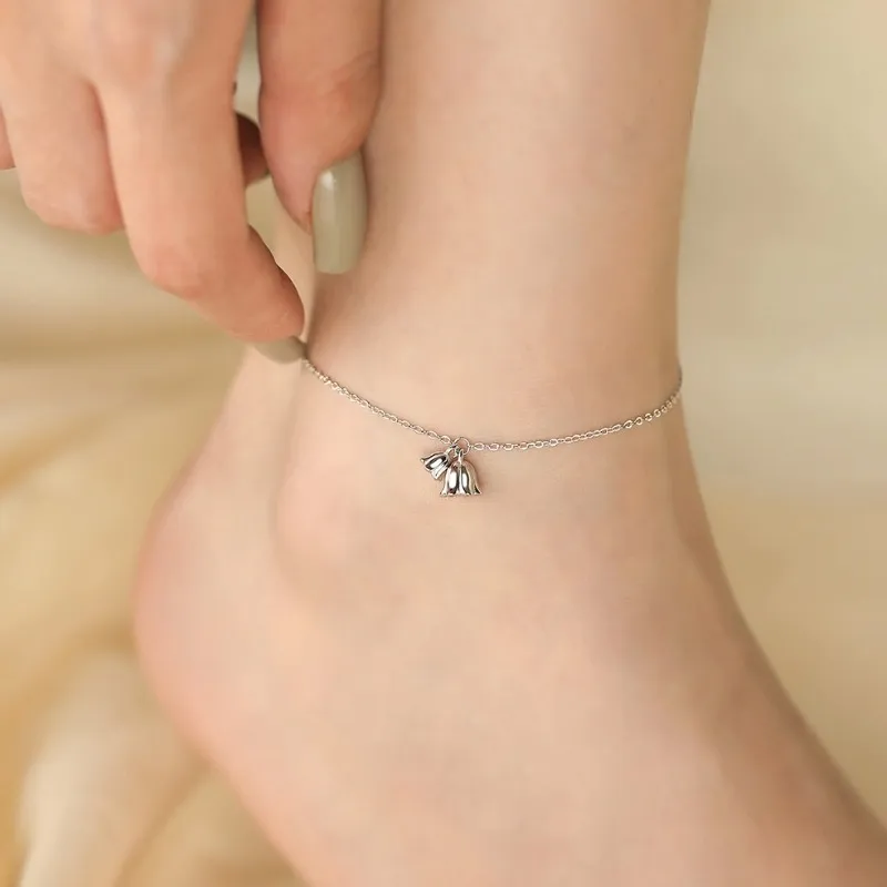 VASO S999 Fine Silver Anklets Women's-2