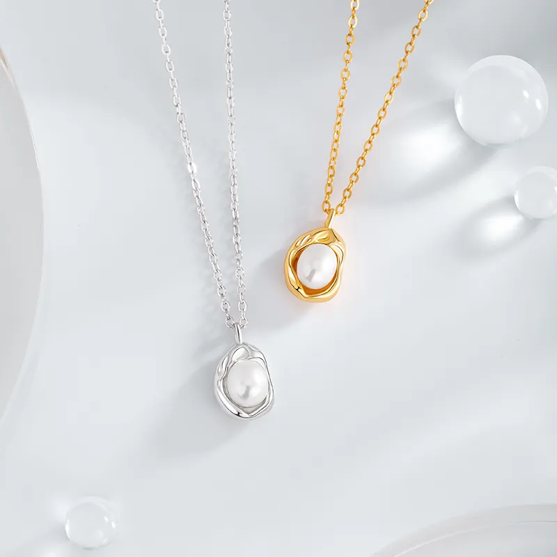 VASO S925 Silver Necklaces Women's-4