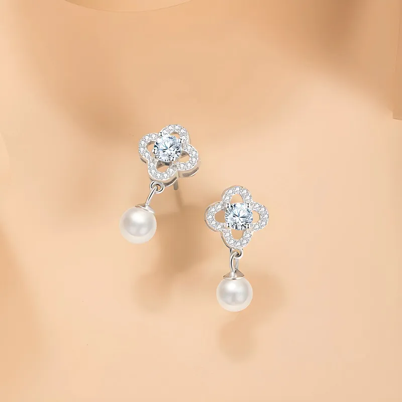 VASO S925 Silver Earrings Women's-5