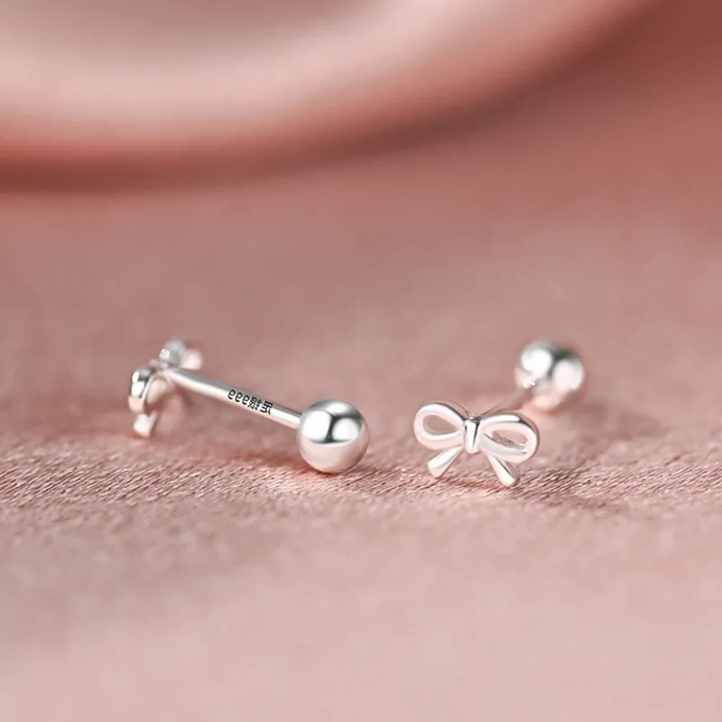 VASO 999 Fine Silver Stud Earrings Women's-3