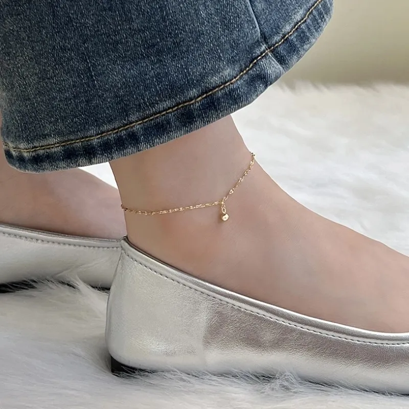 VASO S925 Silver Anklets Women's-5