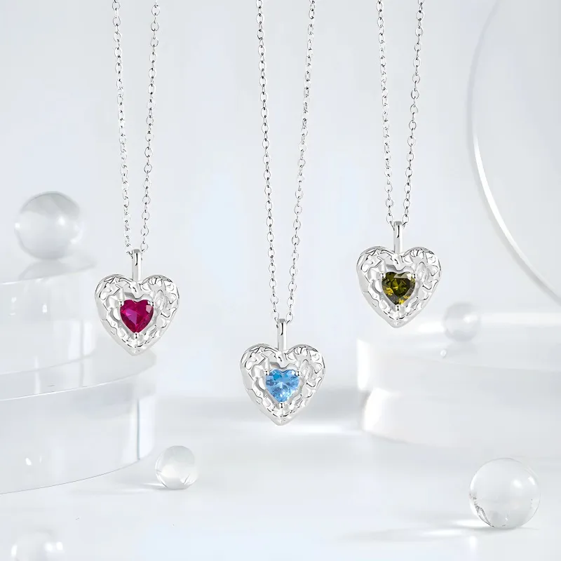 VASO S925 Silver Necklaces Women's-3
