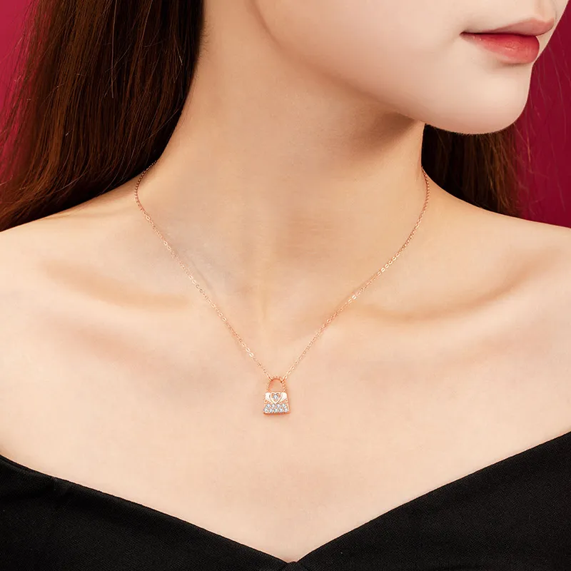 VASO S925 Silver Necklaces Women's-3