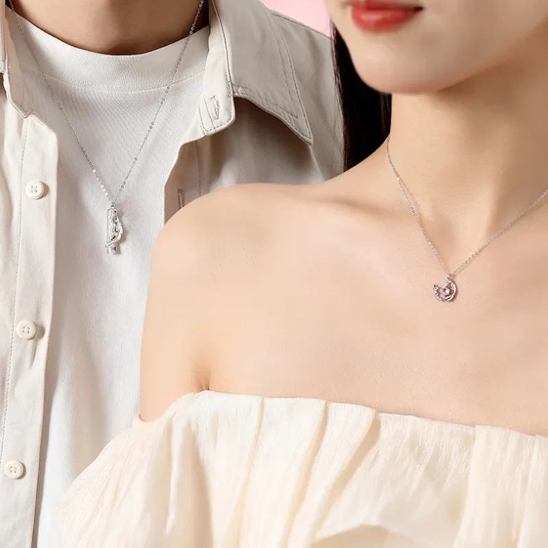 VASO 925 Sterling Silver Necklaces Unisex-5