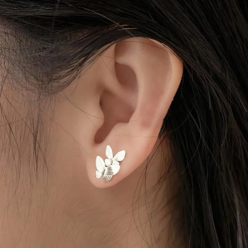 VASO S999 Fine Silver Stud Earrings Women's-4