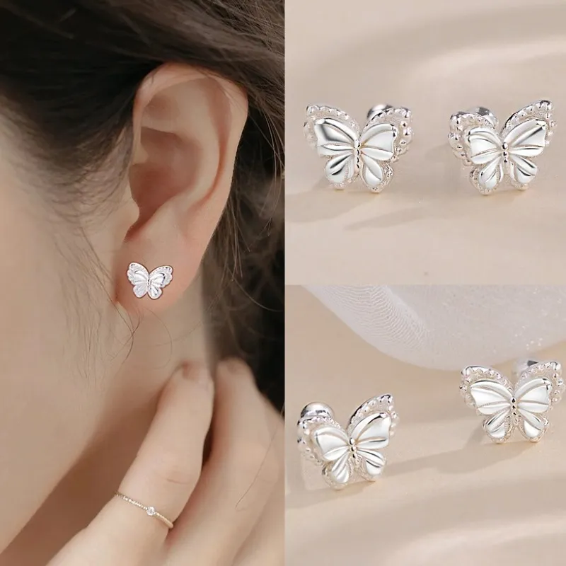 VASO S999 Fine Silver Stud Earrings Women's-1