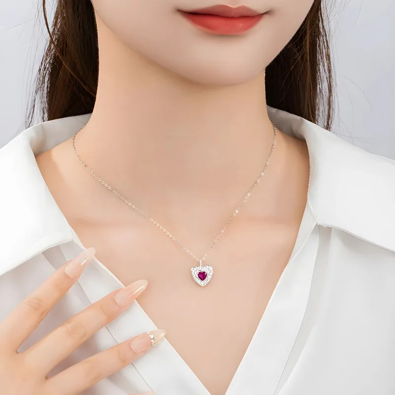 VASO S925 Silver Necklaces Women's-7