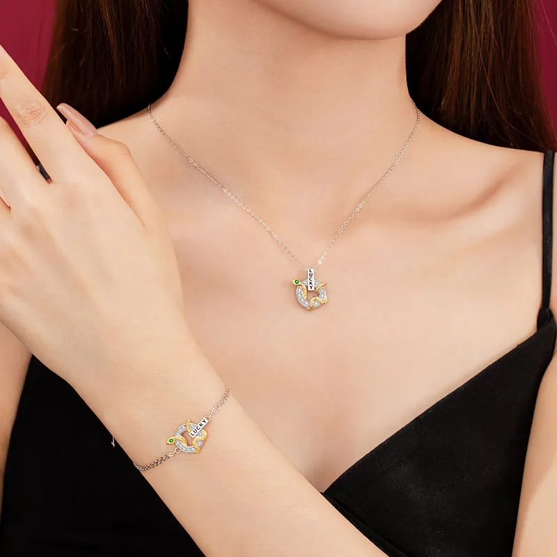 VASO S925 Silver Necklaces Women's-3