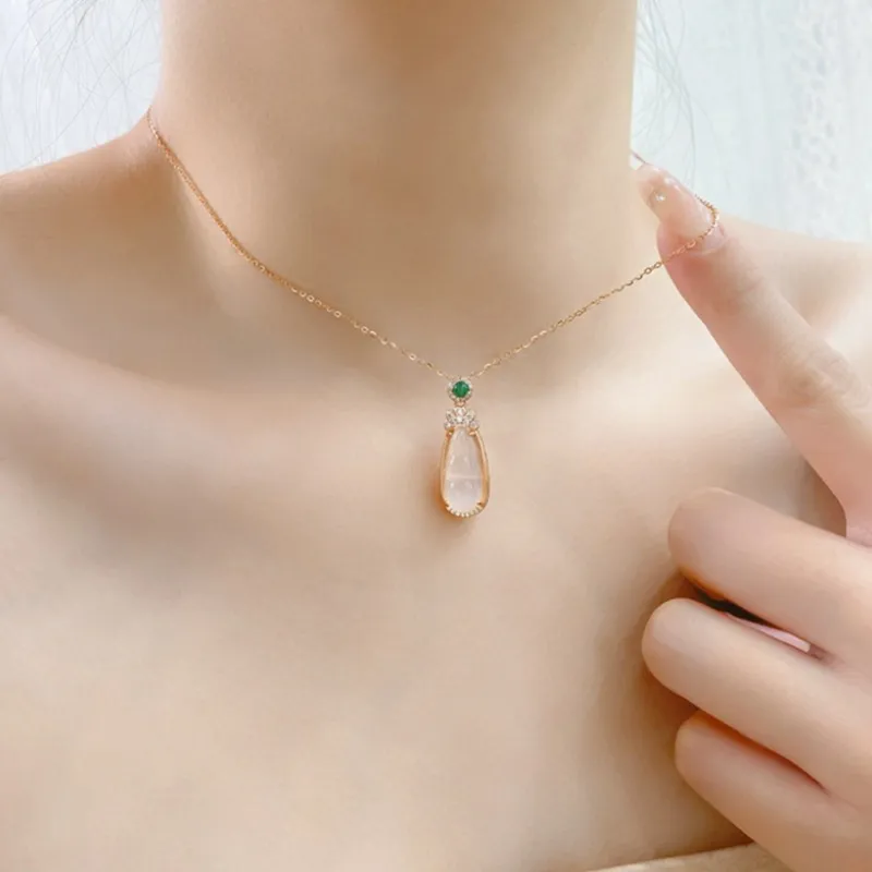 VASO Chalcedony Jade Necklaces Women's-1