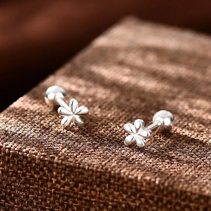 VASO S999 Fine Silver Stud Earrings Women's-4