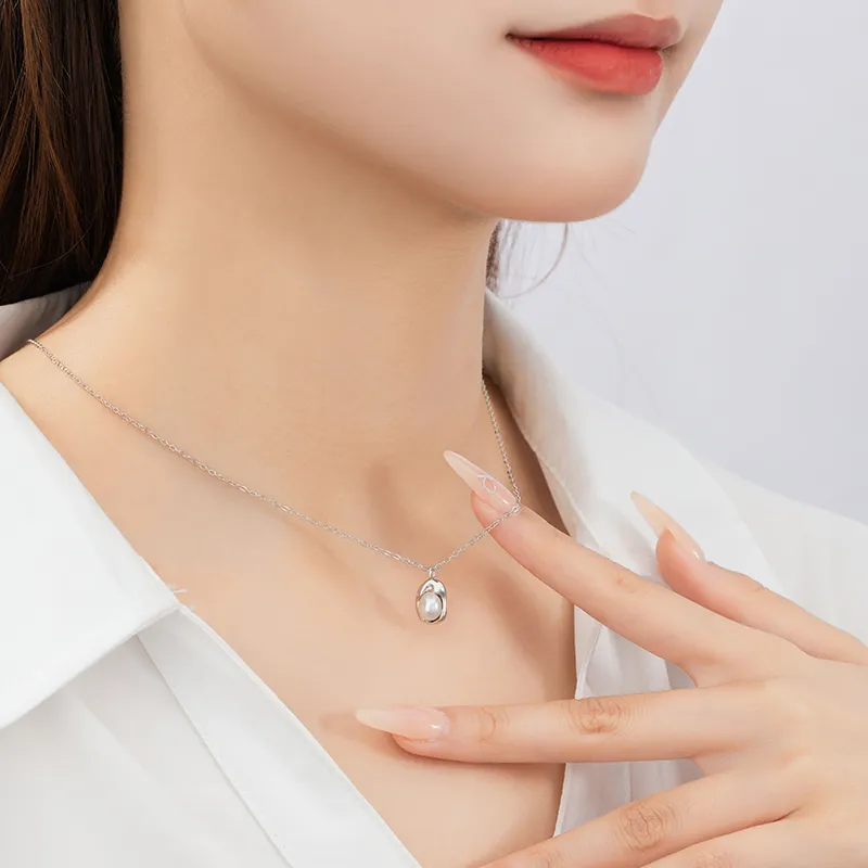 VASO S925 Silver Necklaces Women's-8