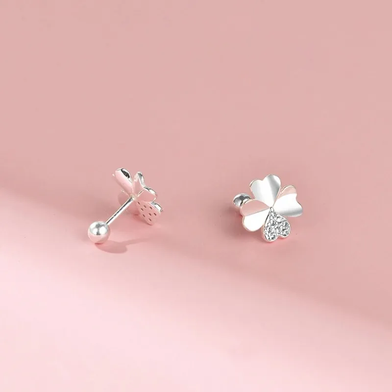 VASO S999 Fine Silver Stud Earrings Women's-5