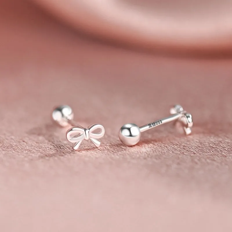 VASO 999 Fine Silver Stud Earrings Women's-5
