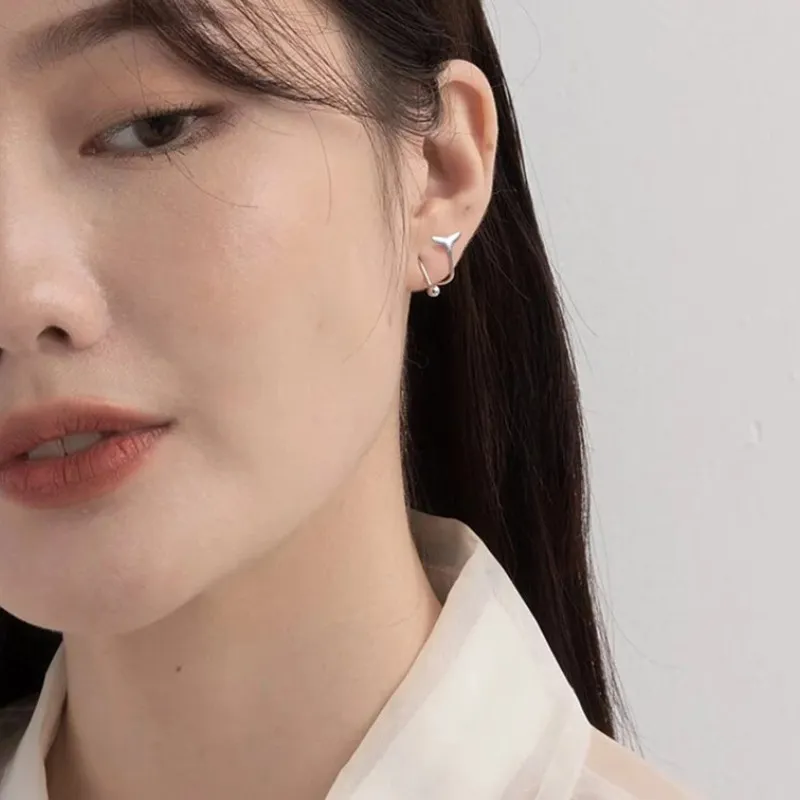 VASO S999 Fine Silver Stud Earrings Women's-3