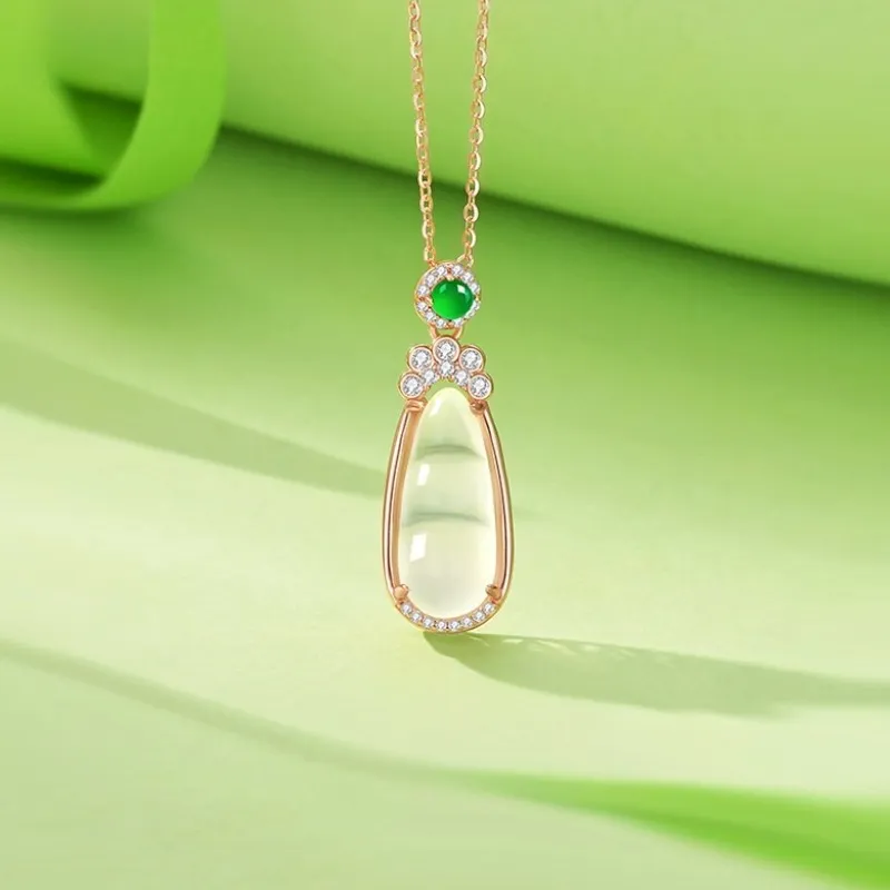 VASO Chalcedony Jade Necklaces Women's-2