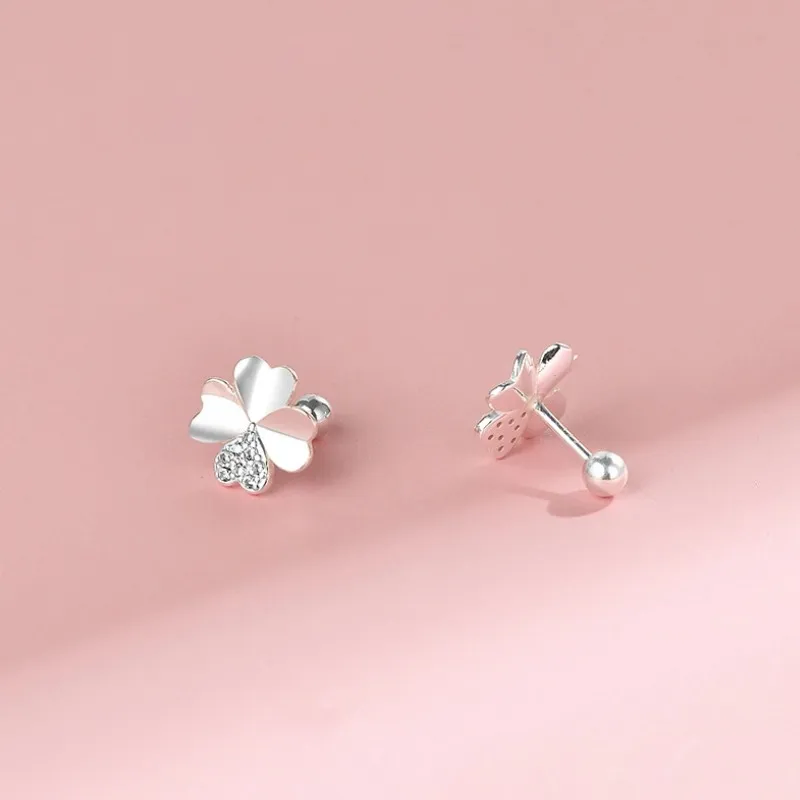 VASO S999 Fine Silver Stud Earrings Women's-3