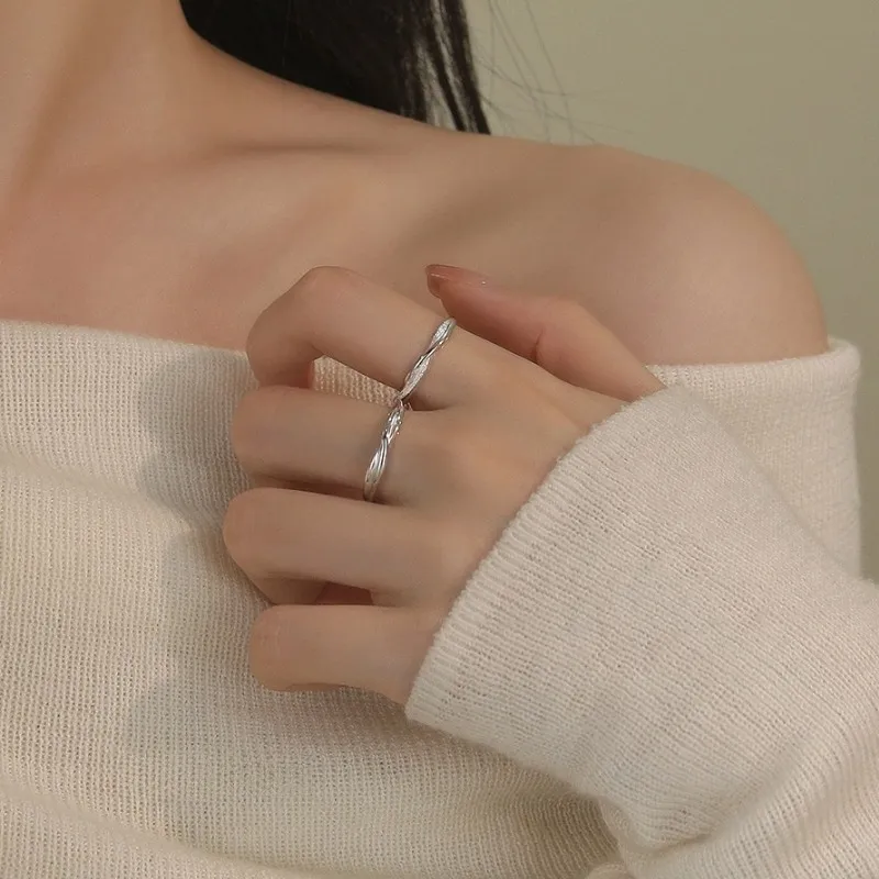 VASO S999 Fine Silver Rings Unisex-7