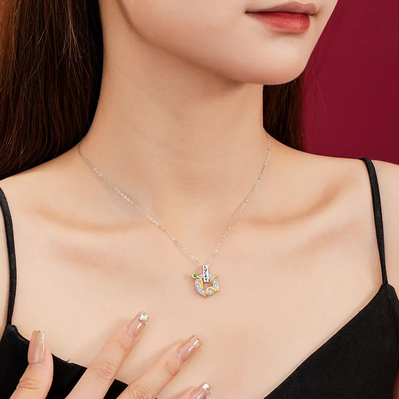 VASO S925 Silver Necklaces Women's-2