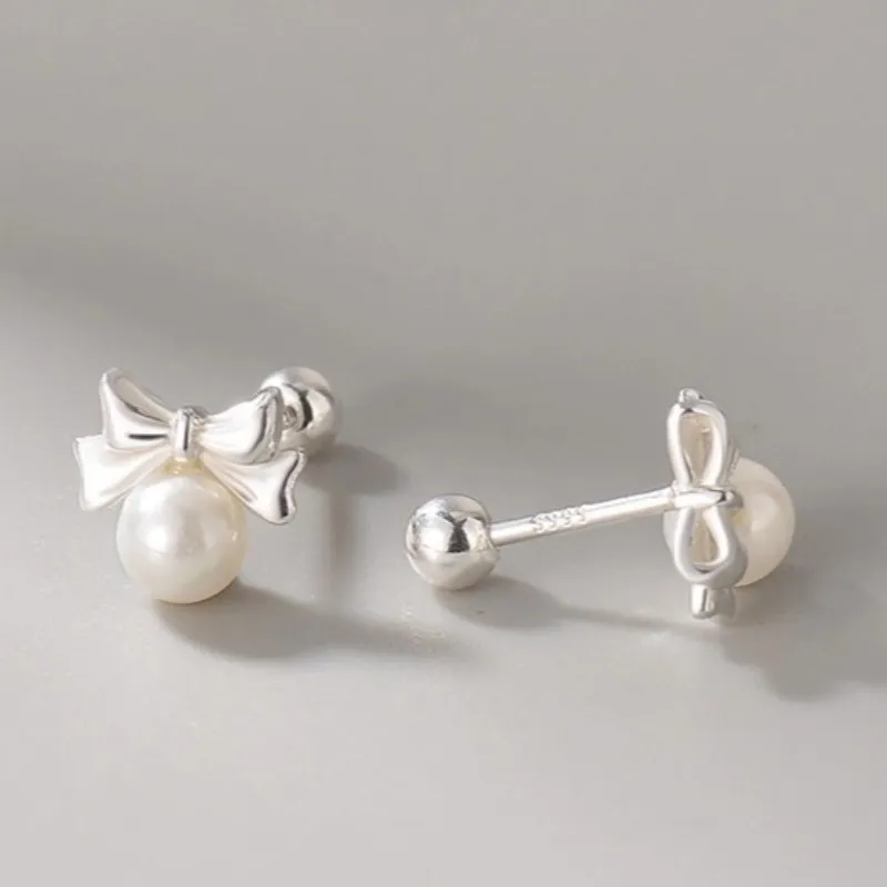 VASO S999 Fine Silver Stud Earrings Women's-4