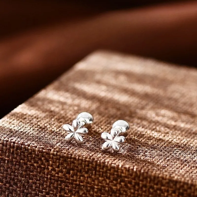 VASO S999 Fine Silver Stud Earrings Women's-5