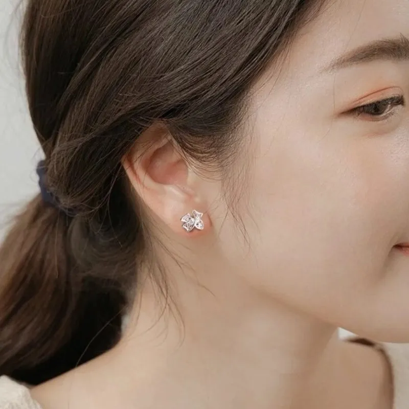VASO S999 Fine Silver Stud Earrings Women's-3