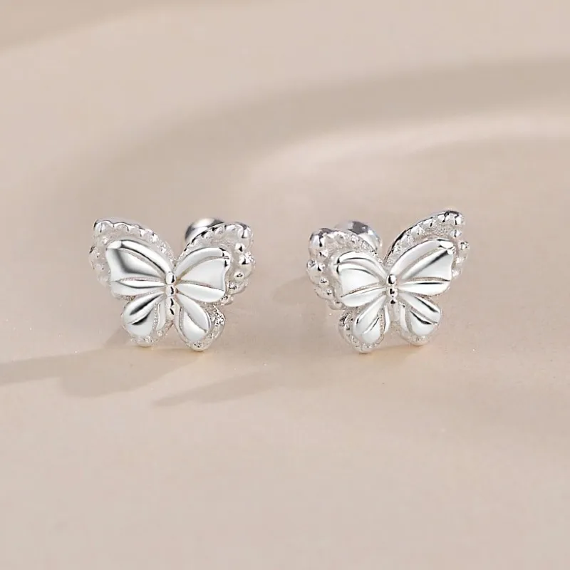 VASO S999 Fine Silver Stud Earrings Women's-5