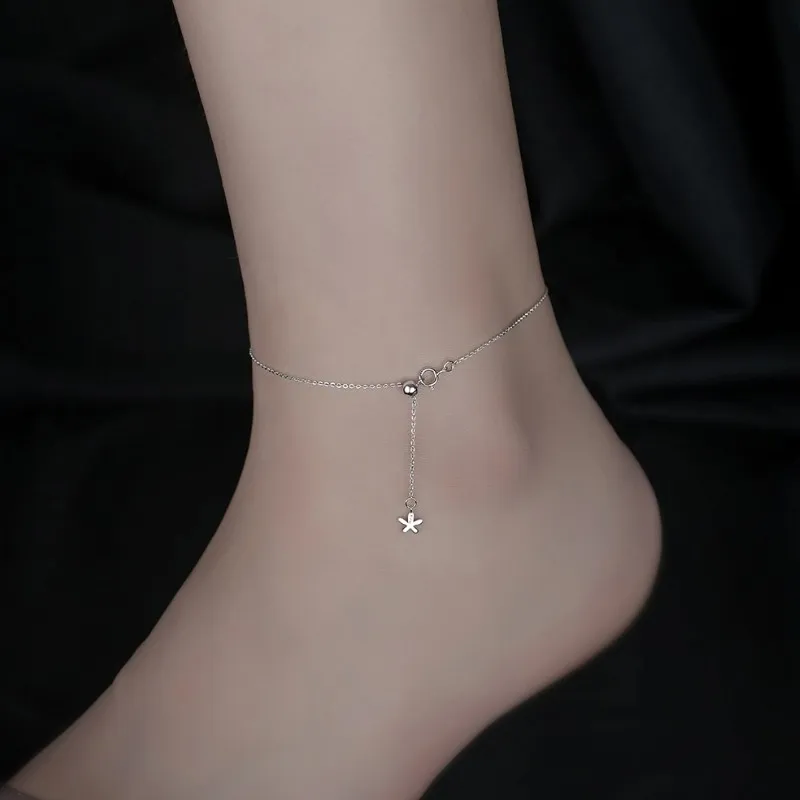 VASO S925 Silver Anklets Women's-2