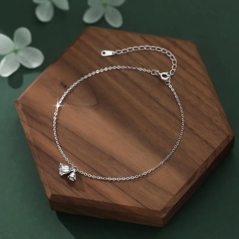 VASO S999 Fine Silver Anklets Women's-5