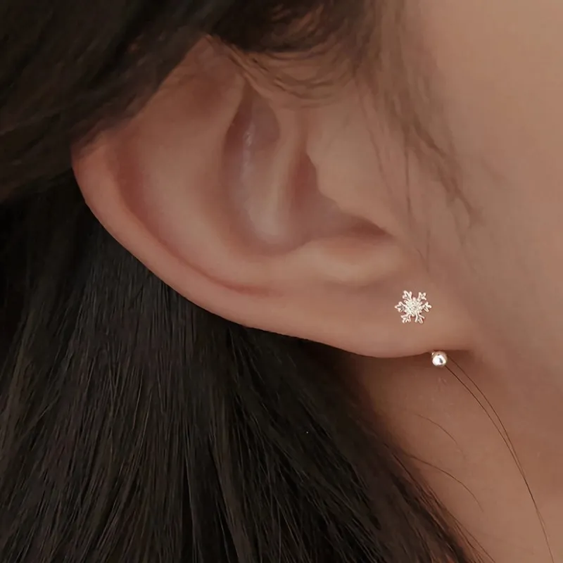 VASO S999 Fine Silver Stud Earrings Women's-2