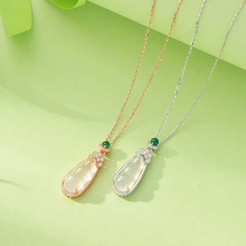 VASO Chalcedony Jade Necklaces Women's-7