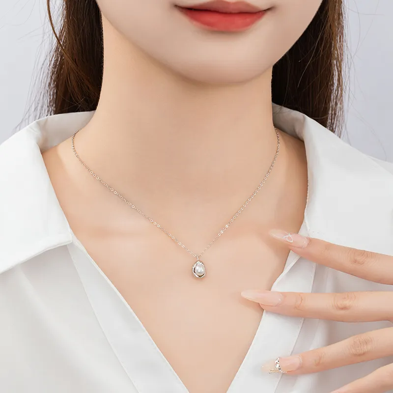 VASO S925 Silver Necklaces Women's-7