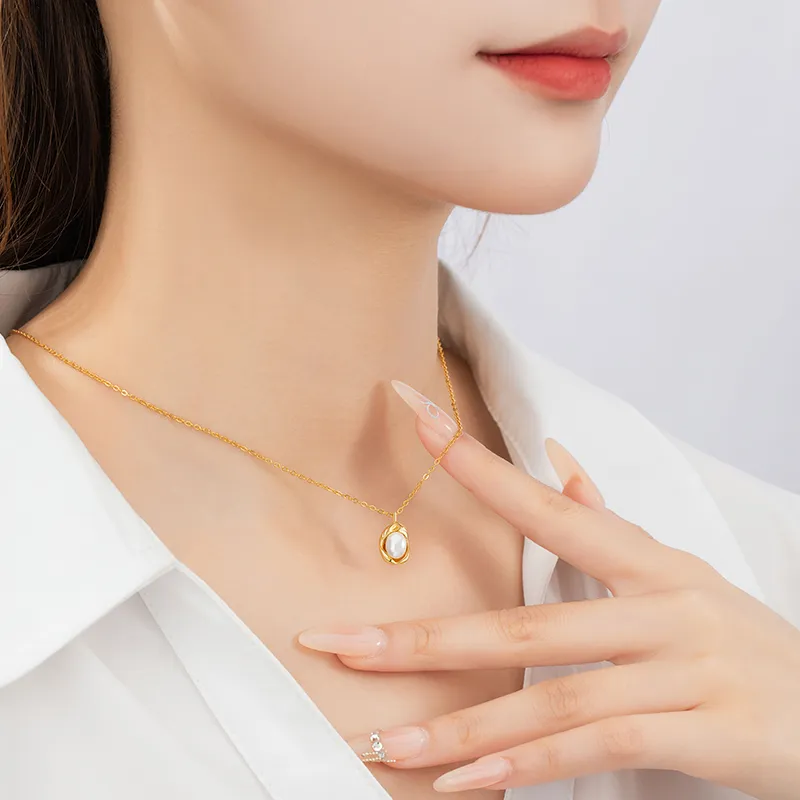 VASO S925 Silver Necklaces Women's-1