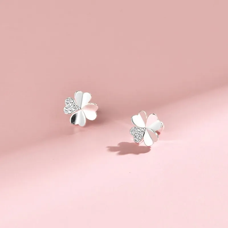 VASO S999 Fine Silver Stud Earrings Women's-4