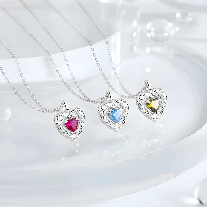 VASO S925 Silver Necklaces Women's-5
