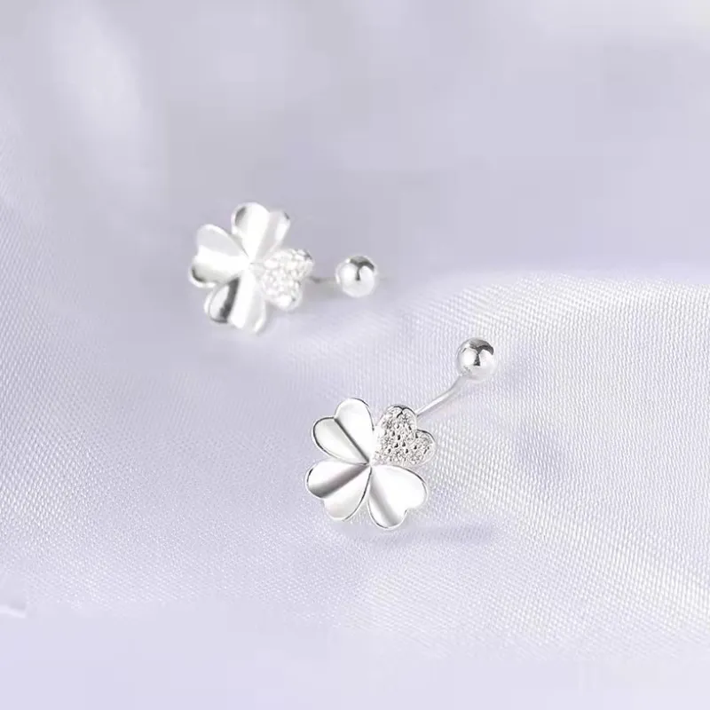 VASO S999 Fine Silver Stud Earrings Women's-2