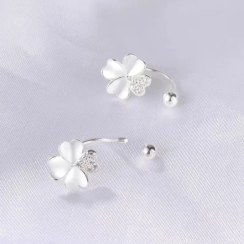 VASO S999 Fine Silver Stud Earrings Women's-1