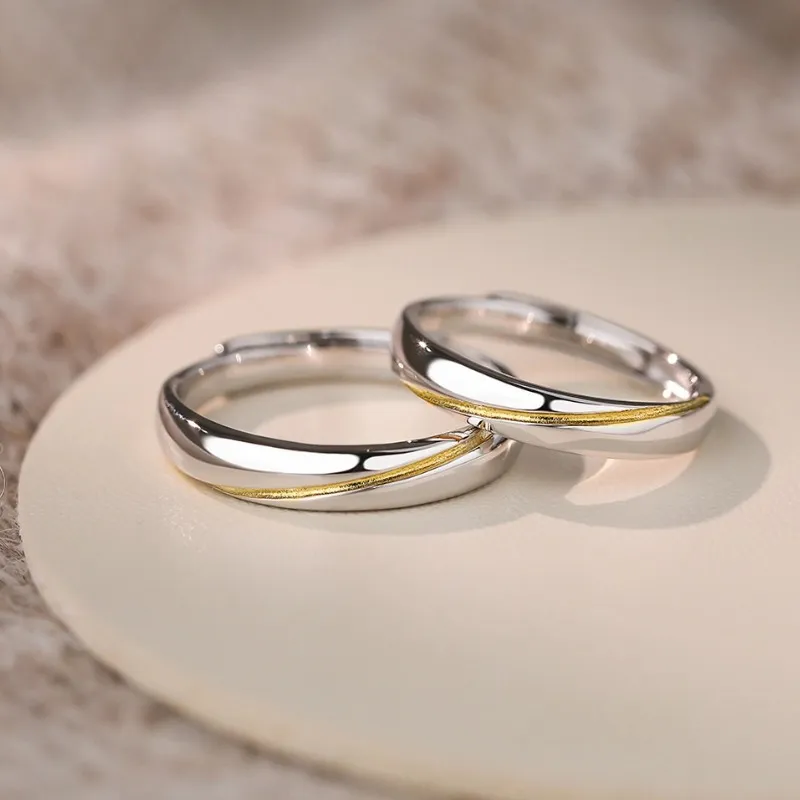 VASO 925 Sterling Silver Rings Unisex-7