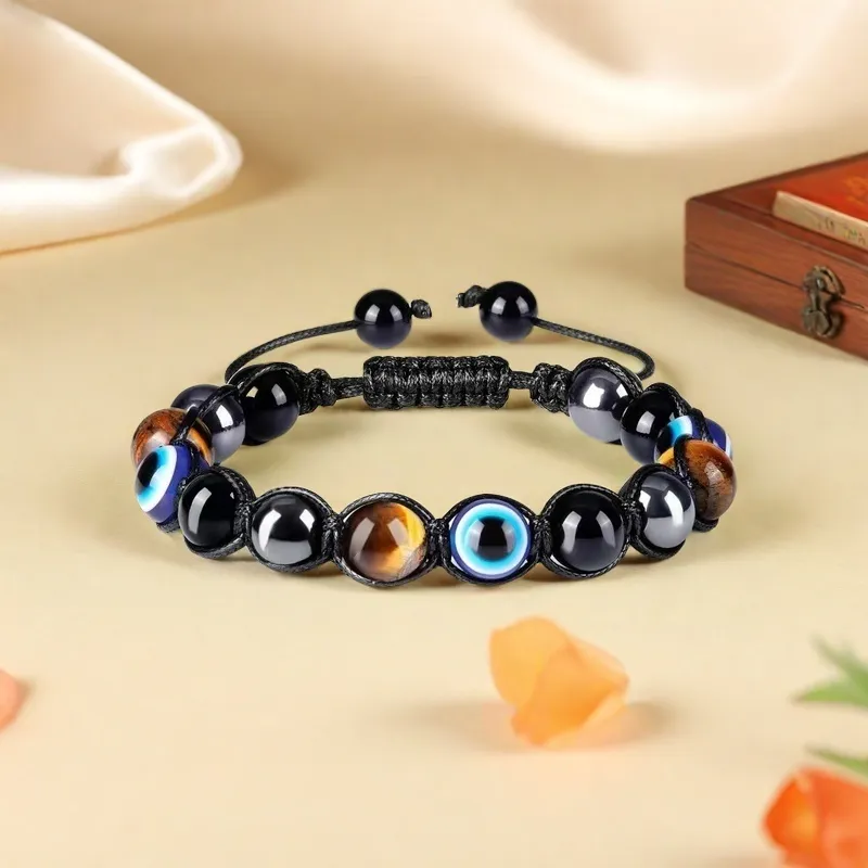 Tsukiran Tiger's Eye Stone Bracelets Unisex-4