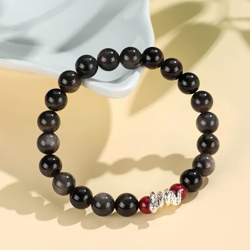 Tsukiran Obsidian Bracelets Unisex-1