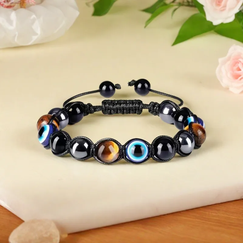 Tsukiran Tiger's Eye Stone Bracelets Unisex-1