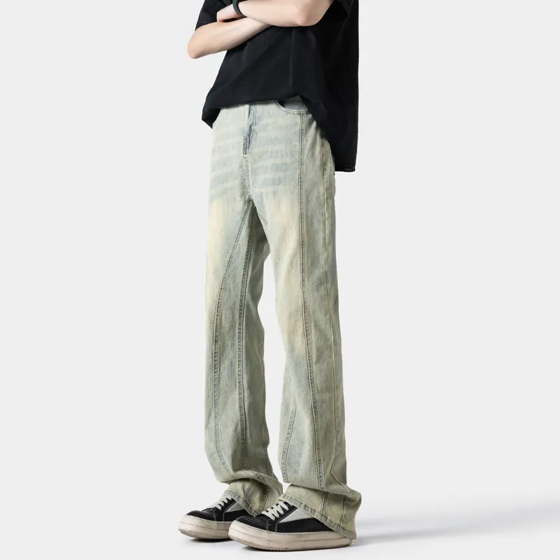 PANDA ADEVIL Jeans Unisex Yellow Mud-5