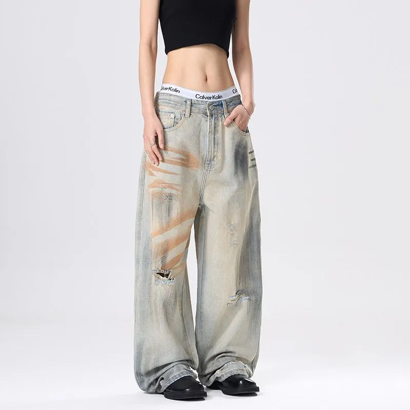 PANDA ADEVIL Jeans Unisex Washed Color-1