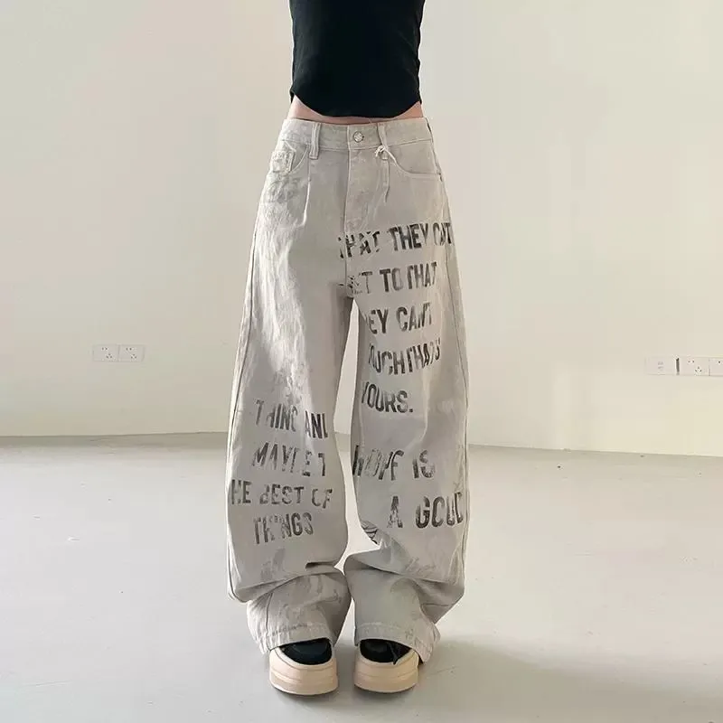 PANDA ADEVIL Jeans Unisex White-1