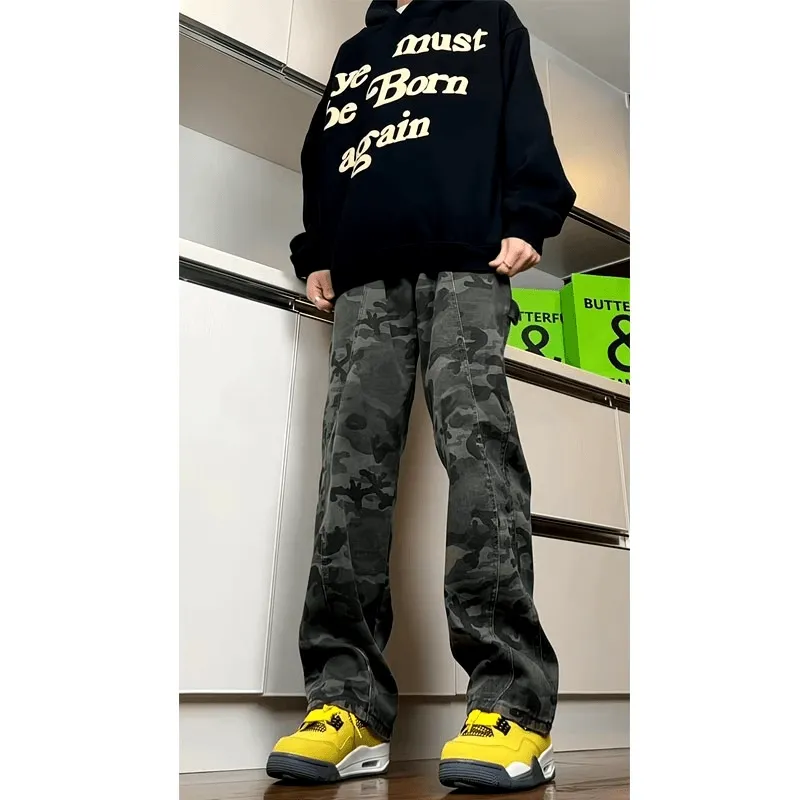 PANDA ADEVIL Jeans Unisex Camouflage-1