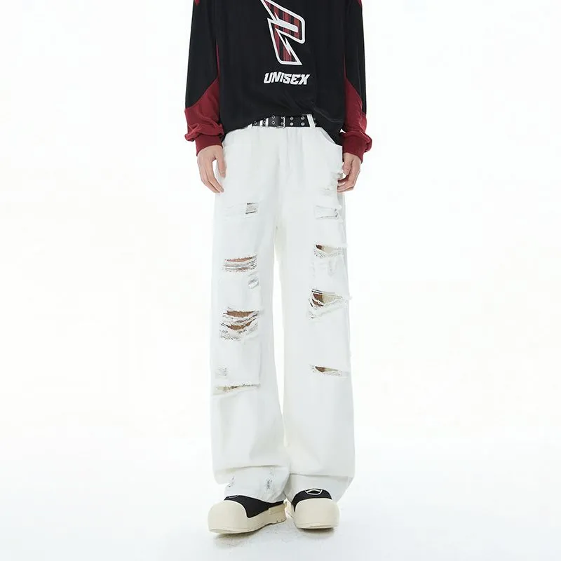 PANDA ADEVIL Jeans Unisex White-2